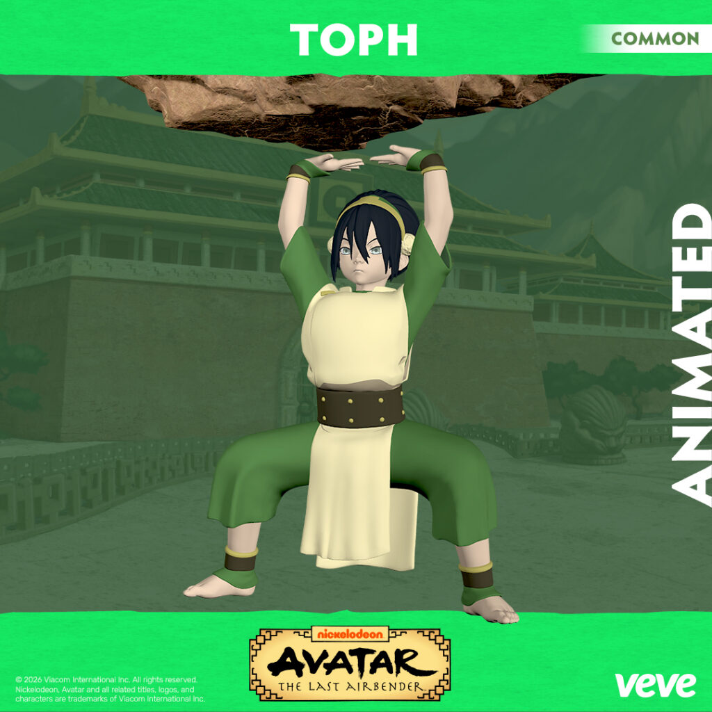 Toph Avatar the Last Airbender digital collectible