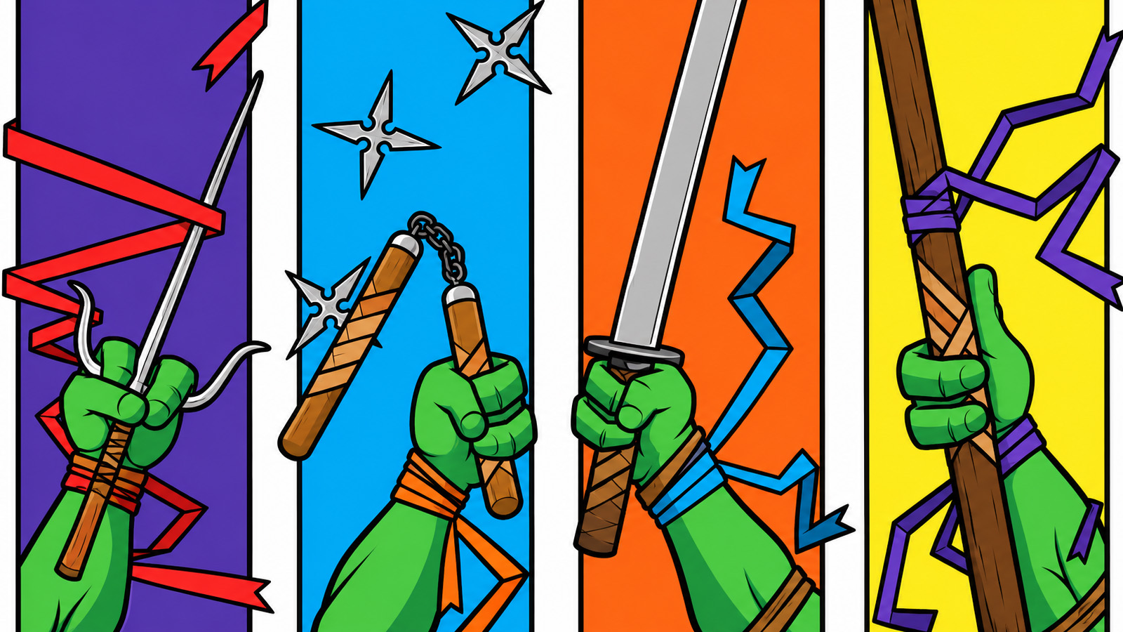 TMNT weapons