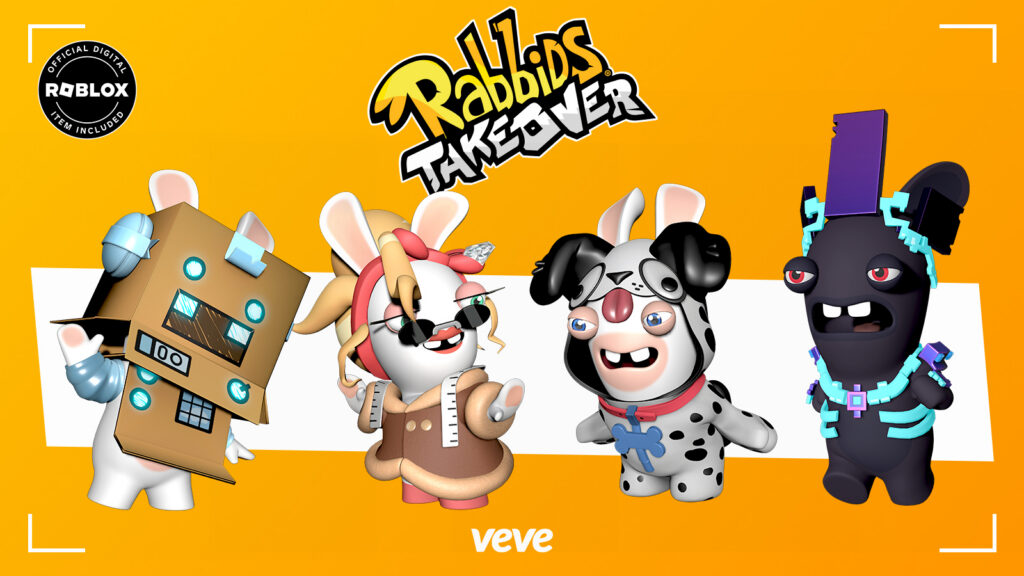 Ubisoft Rabbids Takeover collectibles on VeVe