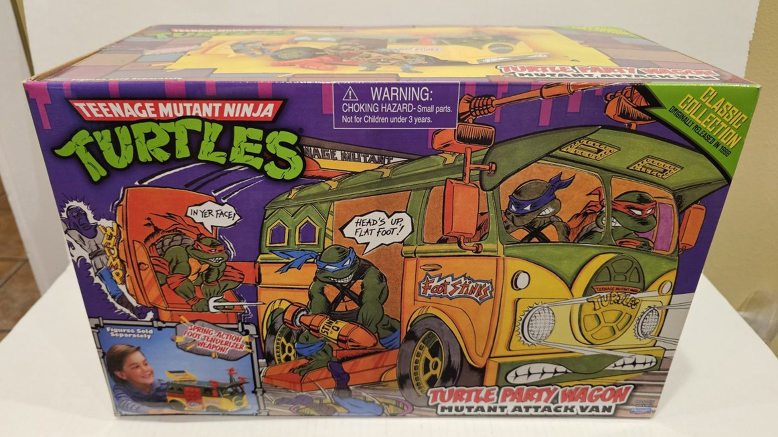 TMNT Toys from Playmates 1988